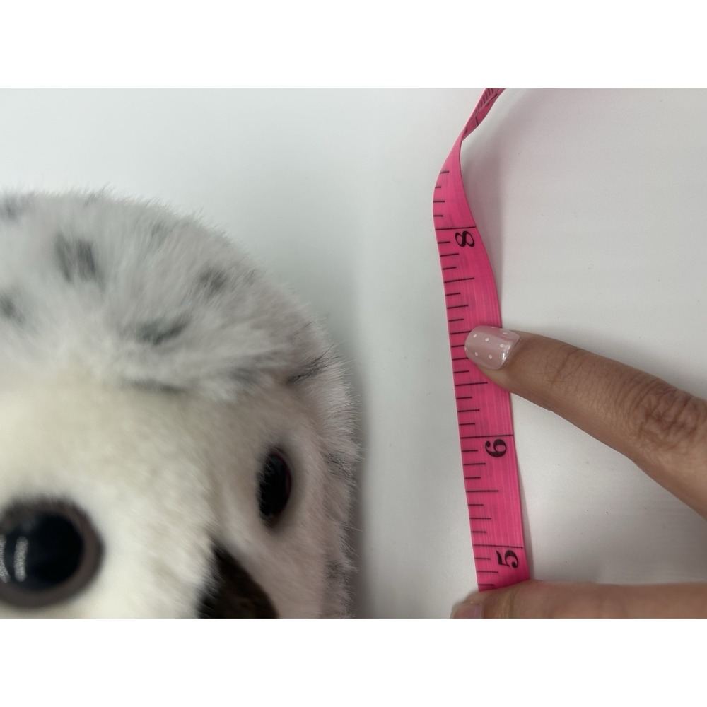 Russ Shining Stars Snowy Owl Plush Toy 8" White Black Spotted Stuffed Animal - Picture 8 of 8